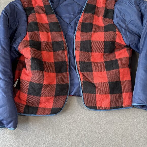 Vintage Cooper Collections Salties M Zip Off Jean Jacket Flannel Liner WPL 5924 - Picture 3 of 15